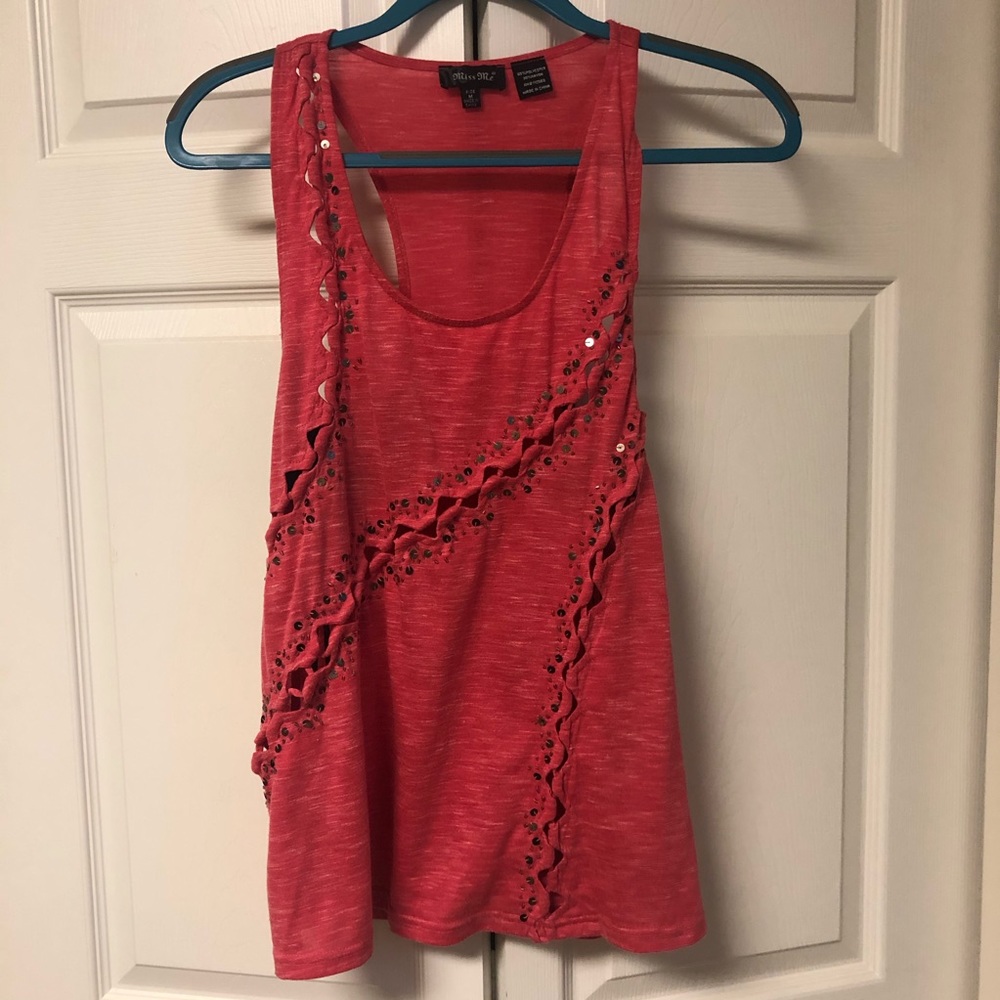 Miss Me racer back top